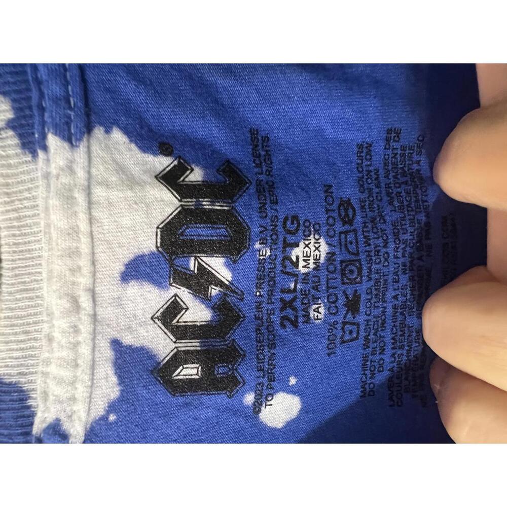 AC/DC High Voltage Tie-Dye T-Shirt - Vintage Style - Picture 2 of 4